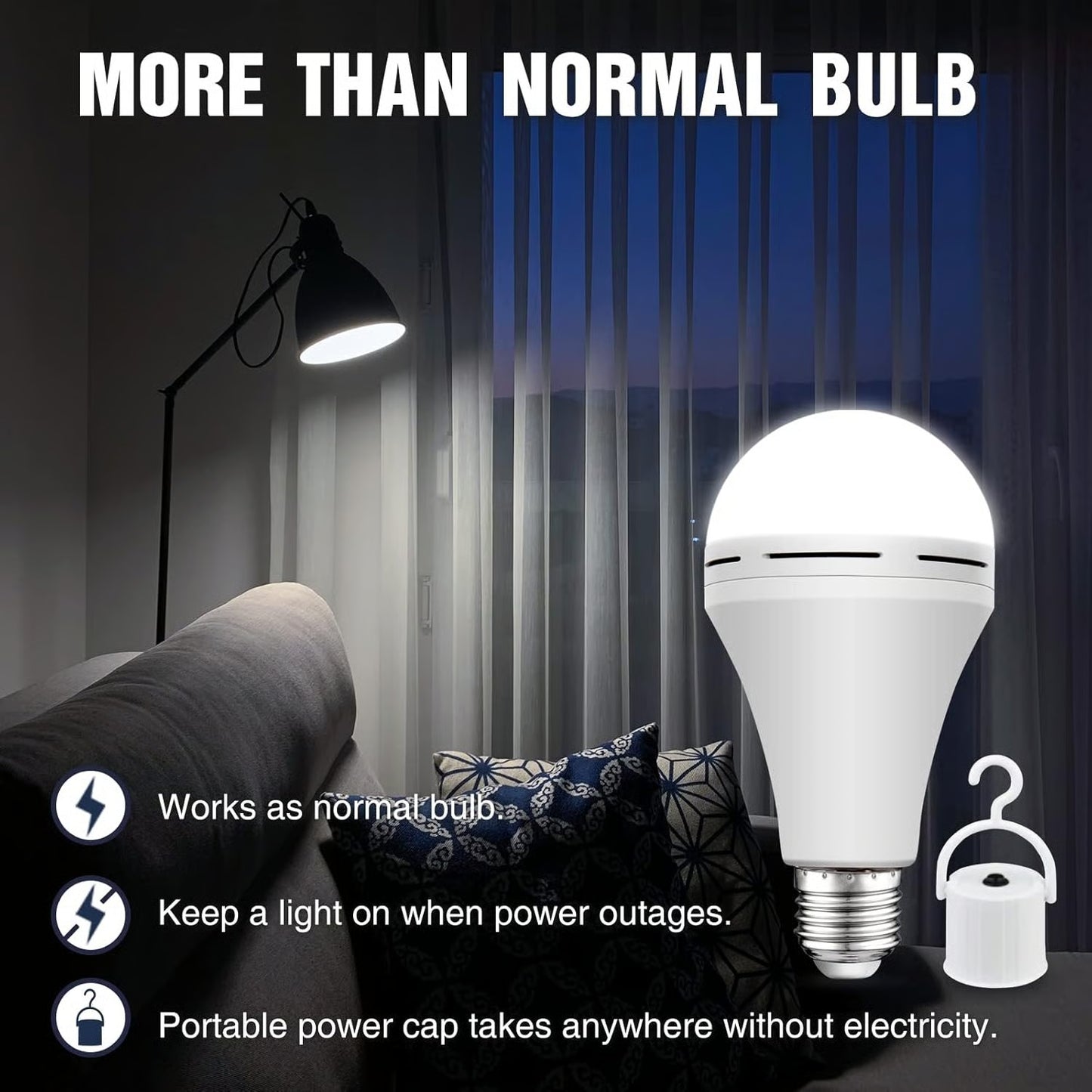 💡Emergency Rechargeable Light Bulb