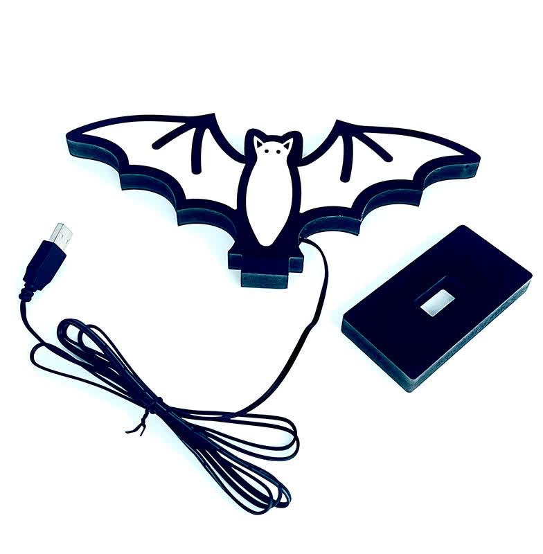Taillod Halloween 3D Bat Infinity Lights