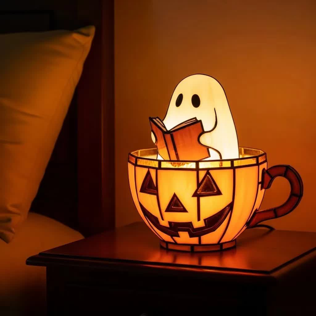 Taillod Halloween Ghost Reading Light Decoration
