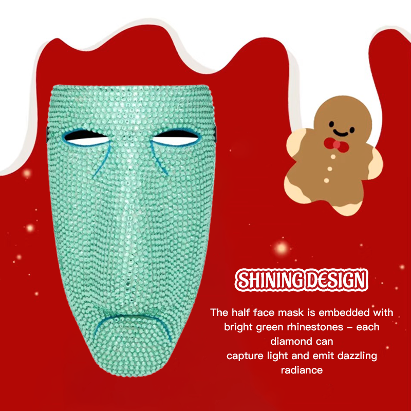 ✨Sparkly Halloween Costume Mask🎃👻