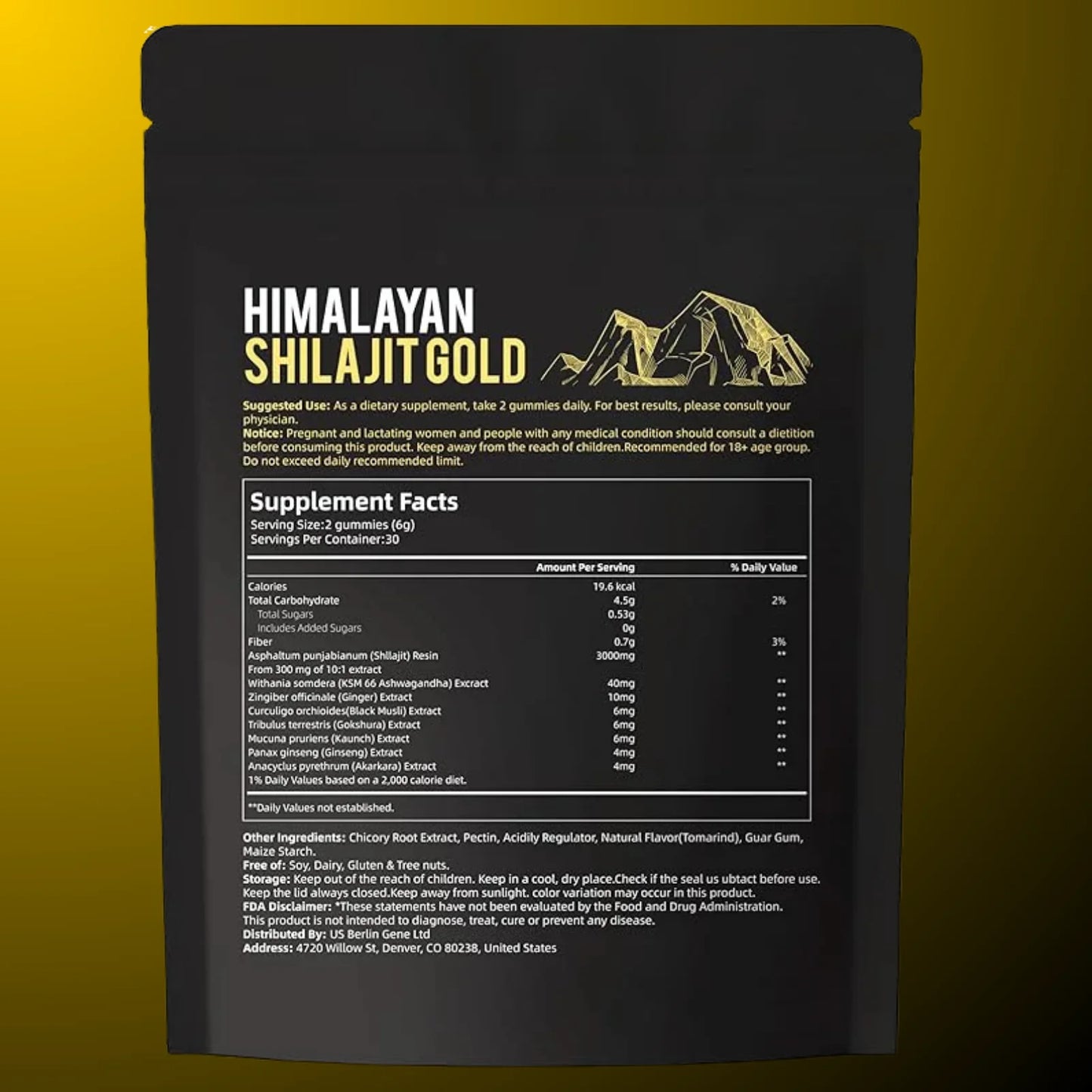 Taillod®Himalayan Shilajit Gummies