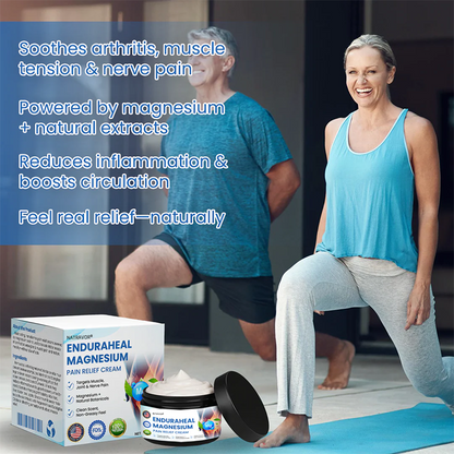 Natravor®EnduraHeal Magnesium Pain Relief Cream (Treats Arthritis, Neuropathy, Rheumatism, Sports Injuries & More)