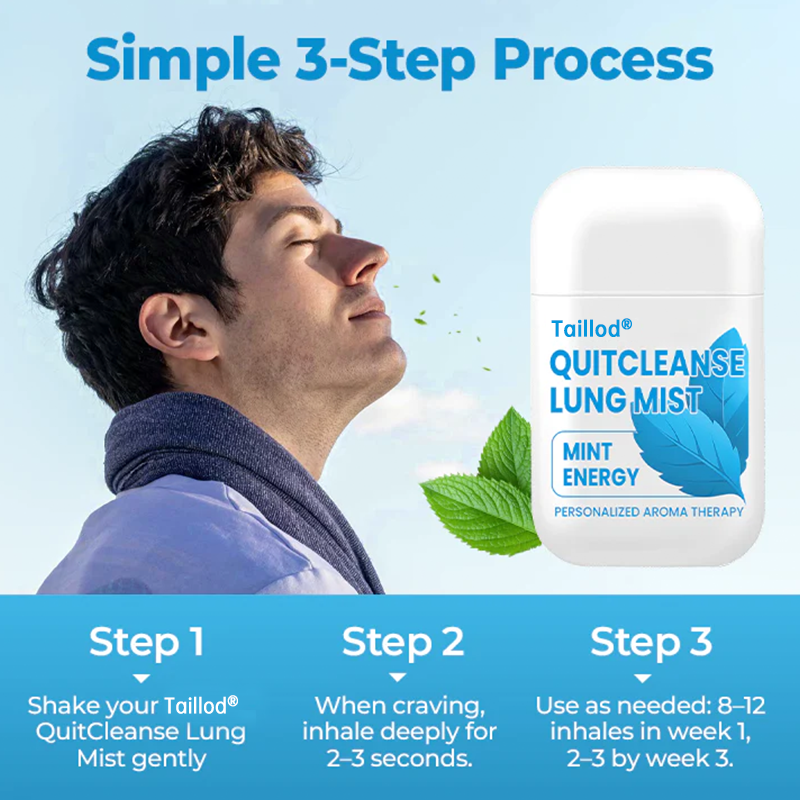 Taillod® QuitCleanse Lung Mist — Break Free From Cigarettes in 21 Days