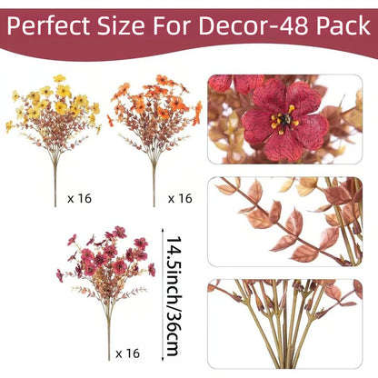 🏆 50K+ SOLD! 💐Lifelike UV-Resistant Sunset Mums – Waterproof, Windproof & Perfect for Fall Decor 🍂