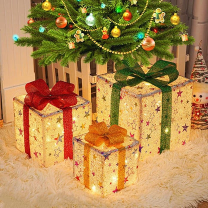 🎄2025 New Limited Edition🎁: Christmas Gift Box Light Set of 3