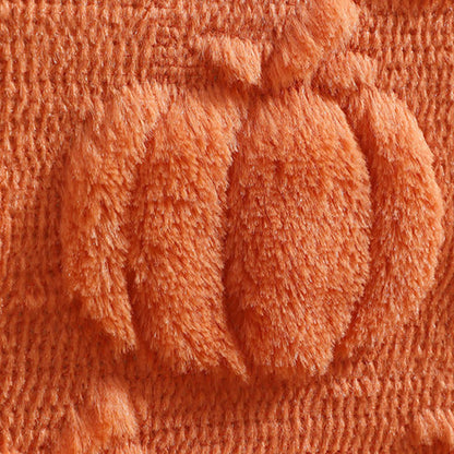 Taillod Halloween Pumpkin Quilted 3D Table Runner