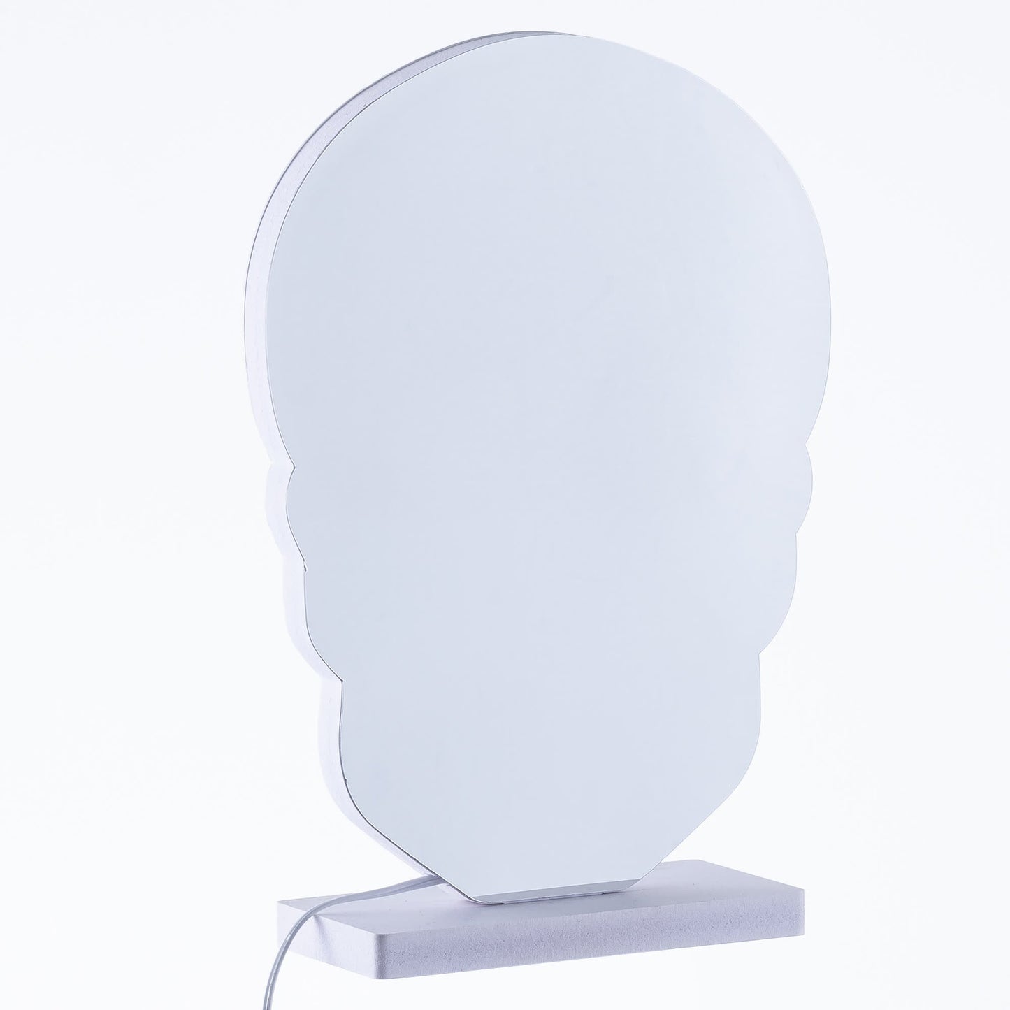 Taillod Halloween Skull Infinity Lights with Stand