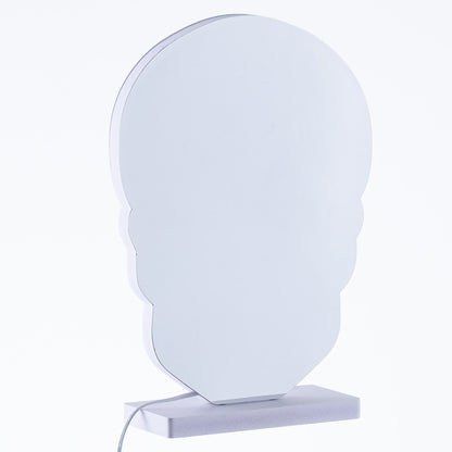 Taillod Halloween Skull Infinity Lights with Stand