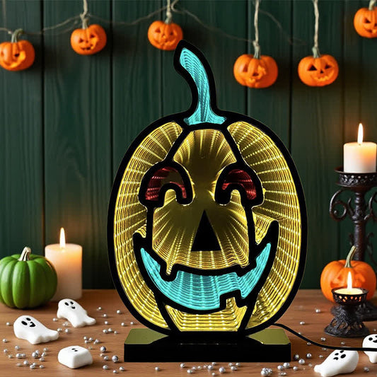 Taillod Halloween Pumpkin Demon Infinity Lights