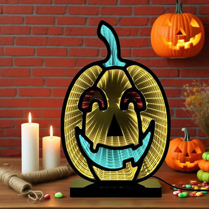 Taillod Halloween Pumpkin Demon Infinity Lights
