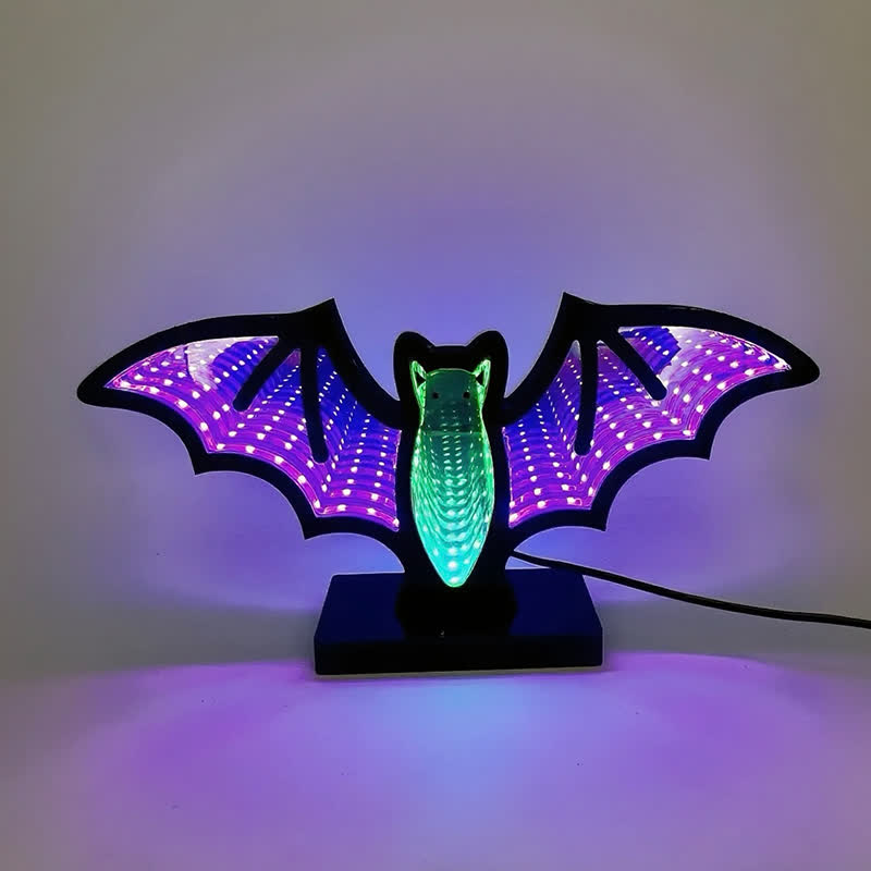 Taillod Halloween 3D Bat Infinity Lights