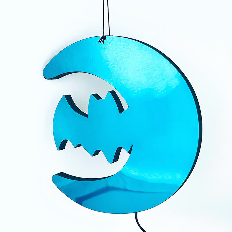 Taillod 3D Bat Infinity Lights Hanging Decoration