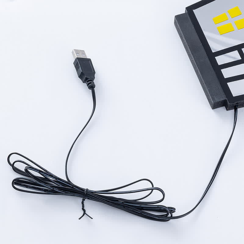 Taillod 3D House Infinity Lights Halloween Decoration