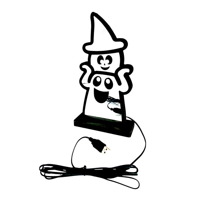 Taillod Halloween Funny Ghost Infinity Lights