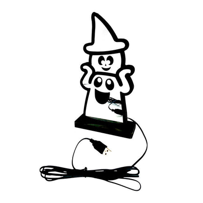 Taillod Halloween Funny Ghost Infinity Lights