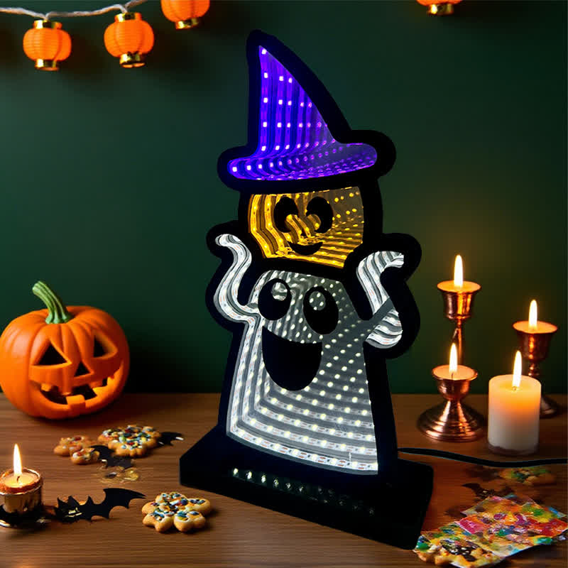 Taillod Halloween Funny Ghost Infinity Lights