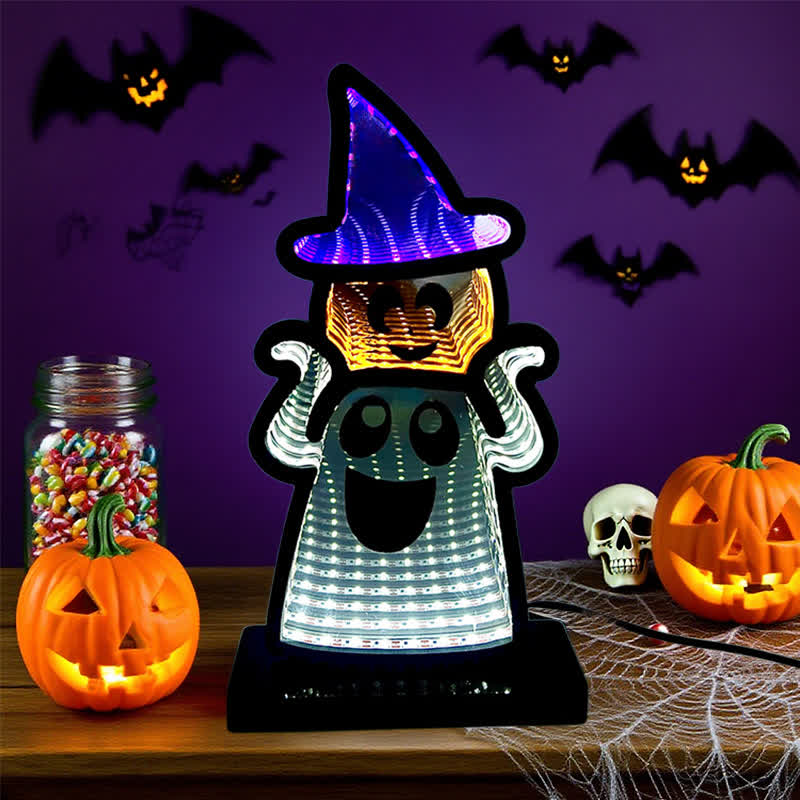 Taillod Halloween Funny Ghost Infinity Lights