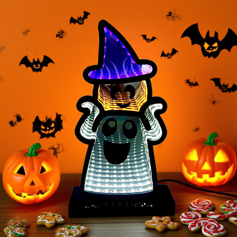 Taillod Halloween Funny Ghost Infinity Lights