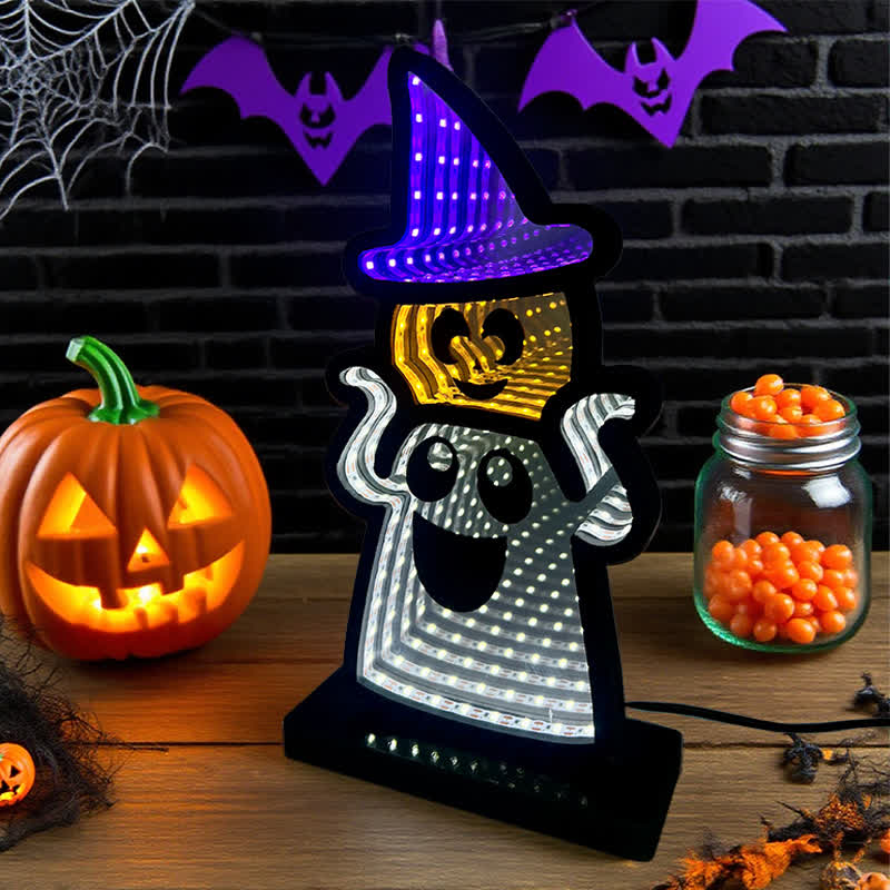 Taillod Halloween Funny Ghost Infinity Lights