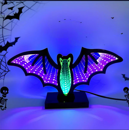 Taillod Halloween 3D Bat Infinity Lights