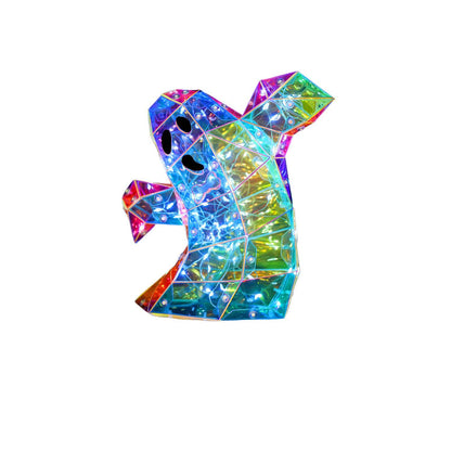 Taillod 3D Ghost Infinity Lights Halloween Decoration
