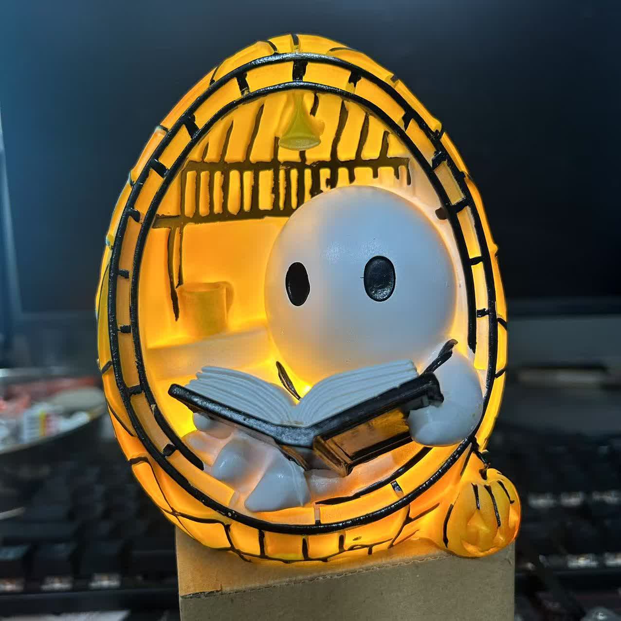 Taillod Halloween Ghost Reading Light Decoration