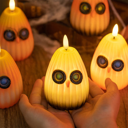 Taillod Halloween Owl Night Light Decoration
