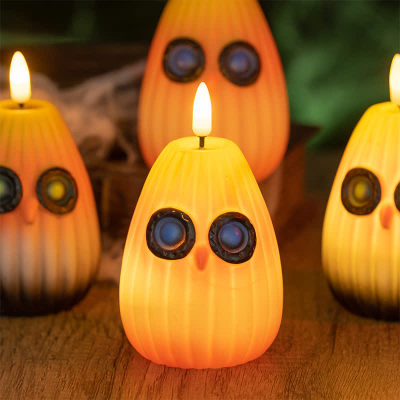 Taillod Halloween Owl Night Light Decoration