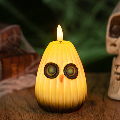 Taillod Halloween Owl Night Light Decoration