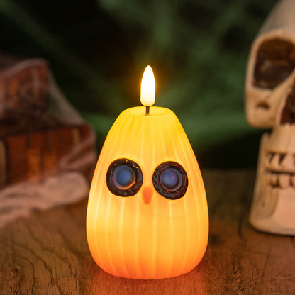 Taillod Halloween Owl Night Light Decoration