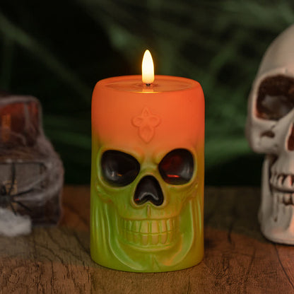 Taillod Halloween Skull Night Light Decoration