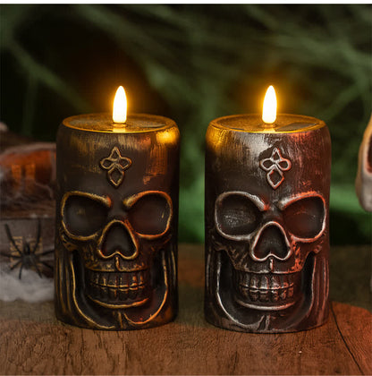 Taillod Halloween Skull Night Light Decoration