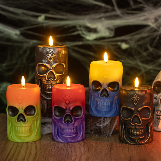 Taillod Halloween Skull Night Light Decoration