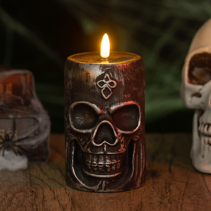 Taillod Halloween Skull Night Light Decoration