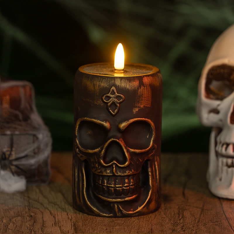 Taillod Halloween Skull Night Light Decoration