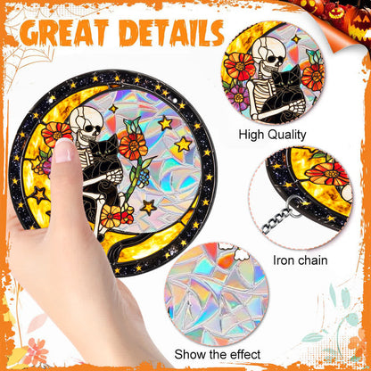 Taillod Halloween Acrylic Window Hanging Ornament