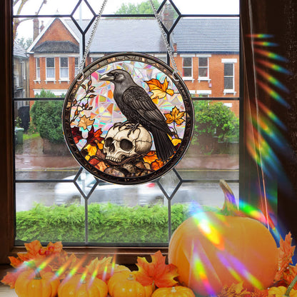 Taillod Halloween Stained Sun Catcher  Window Hanging