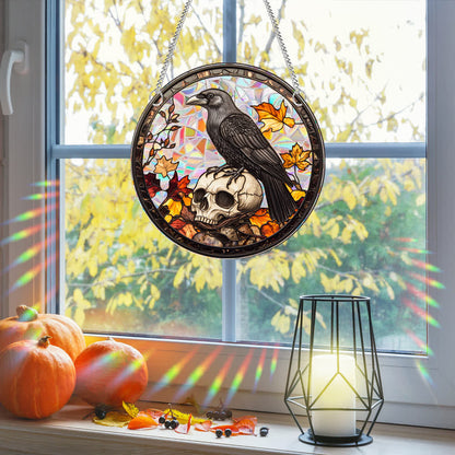 Taillod Halloween Stained Sun Catcher  Window Hanging