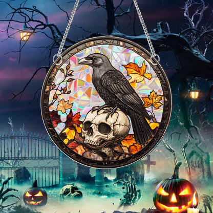Taillod Halloween Stained Sun Catcher  Window Hanging
