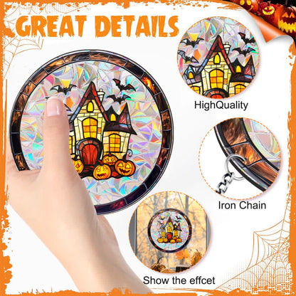 Taillod Halloween Decor Acrylic Suncatcher Window Hanging