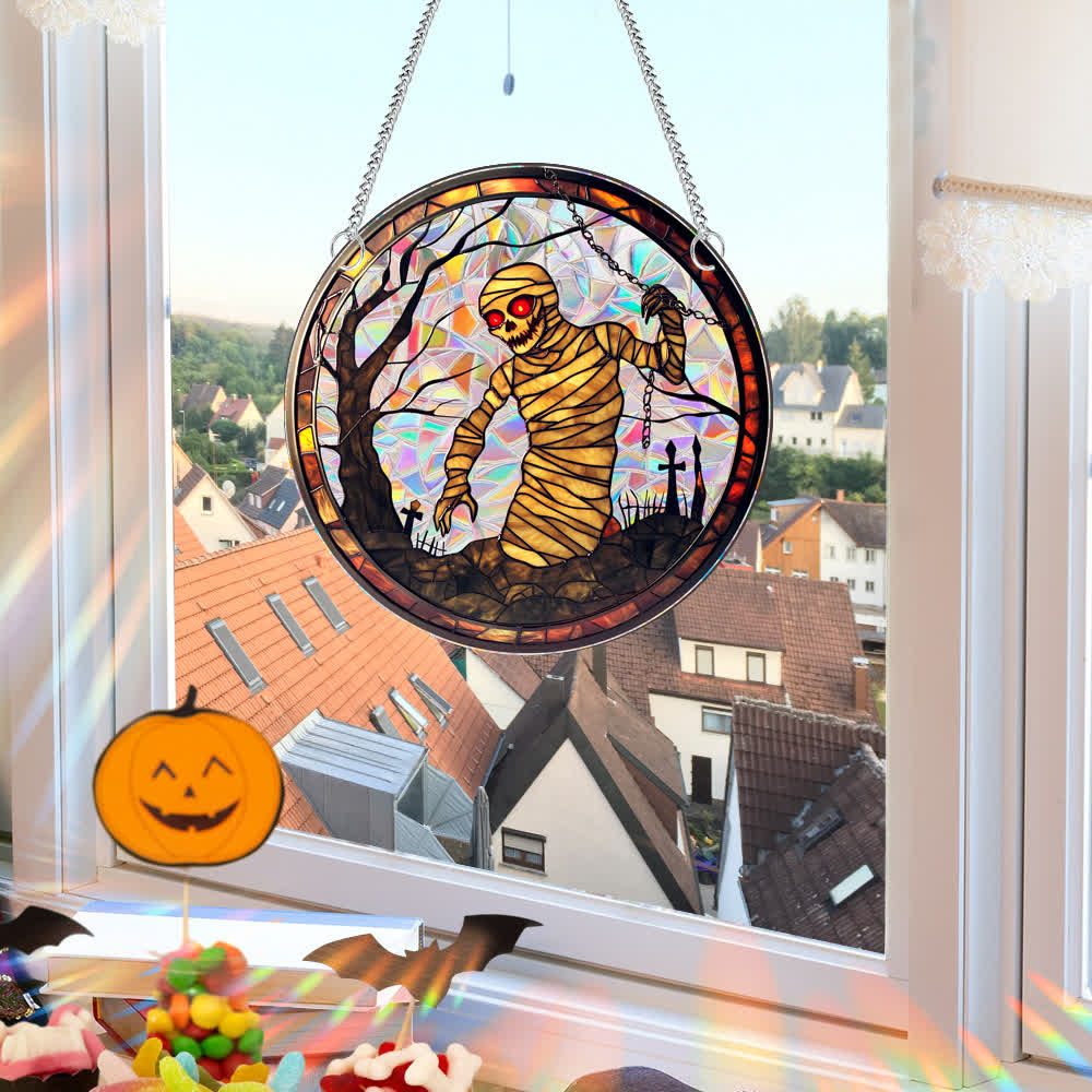 Taillod Spooky Halloween Window Hanging Decoration