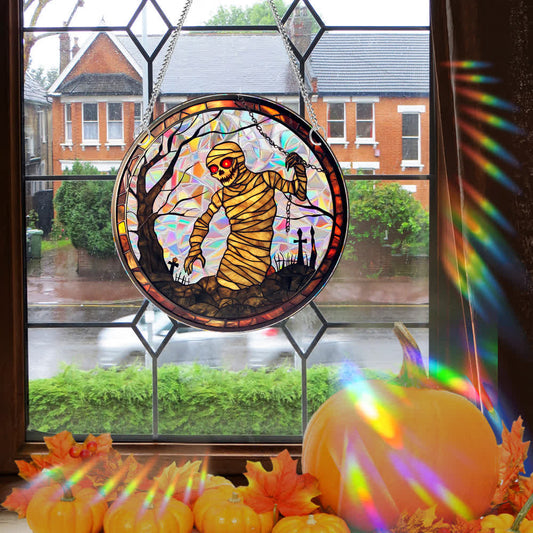 Taillod Spooky Halloween Window Hanging Decoration