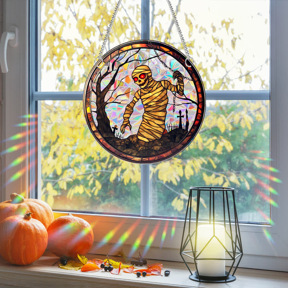 Taillod Spooky Halloween Window Hanging Decoration