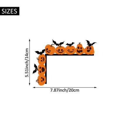 Taillod Pumpkin Bat Door Corner Decoration
