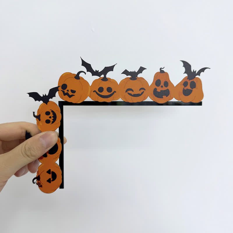 Taillod Pumpkin Bat Door Corner Decoration