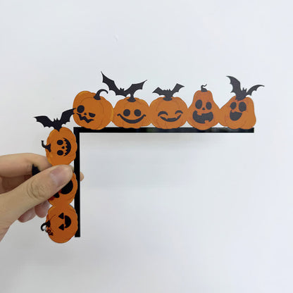 Taillod Pumpkin Bat Door Corner Decoration