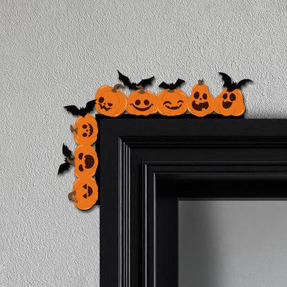 Taillod Pumpkin Bat Door Corner Decoration