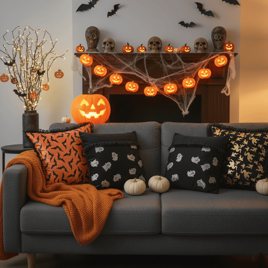Taillod Halloween Element Decorative Pillow
