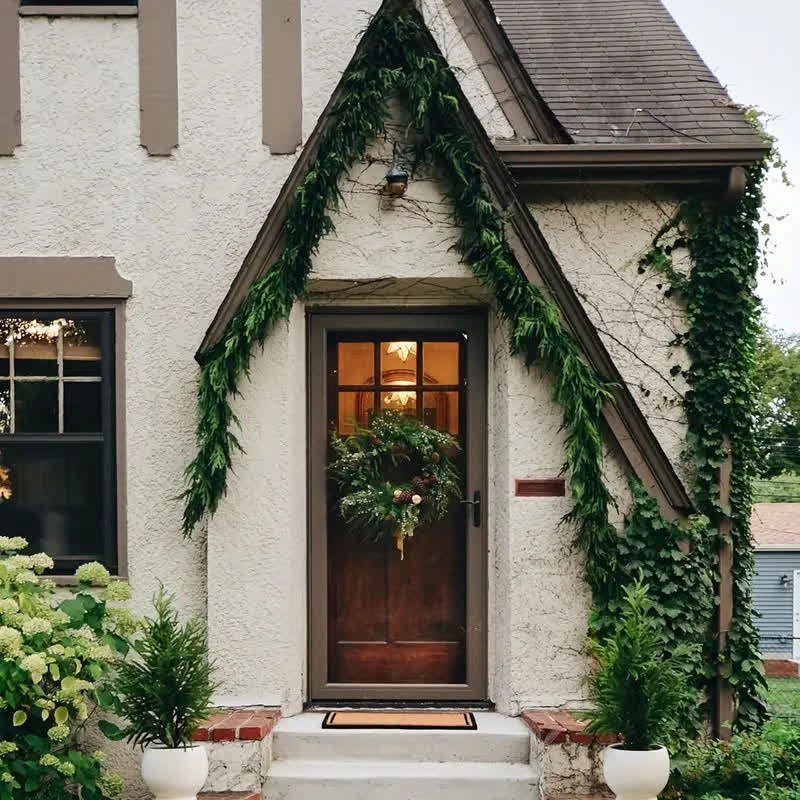 Taillod Faux Norfolk Pine Garland Christmas Decor