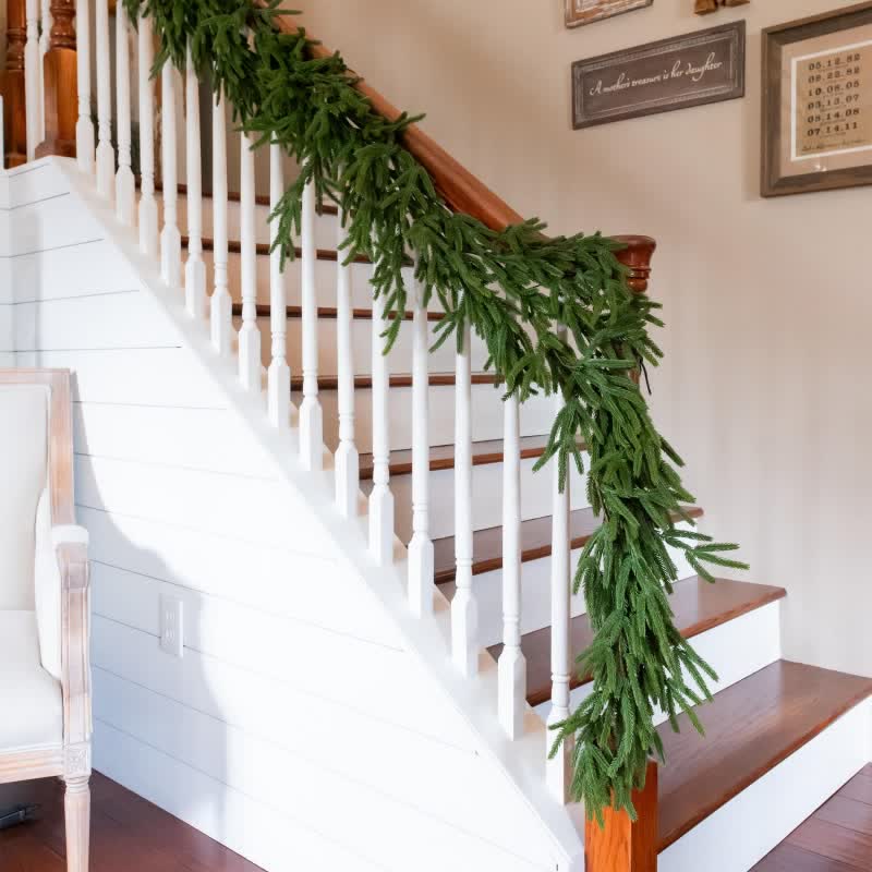 Taillod Faux Norfolk Pine Garland Christmas Decor